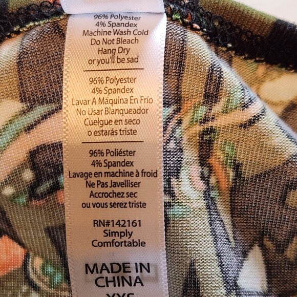 ❤️ 4/$20 New LuLaRoe Perfect T Women's XXS Geometric artsy print Side slits fall - Picture 12 of 14